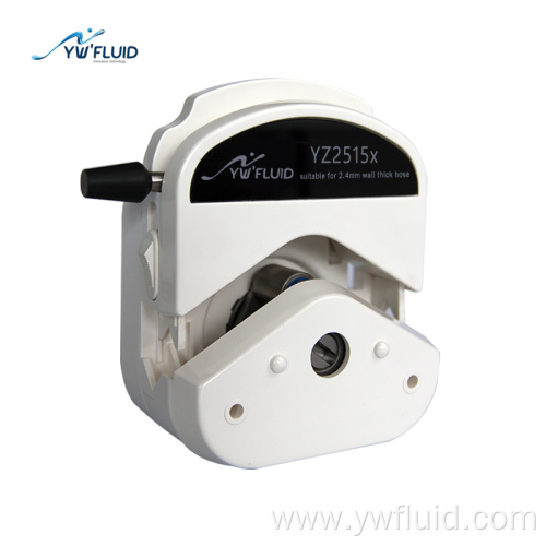 Peristaltic pump head with strong chemical resistance